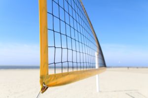 Bild vom Volleyballnetz